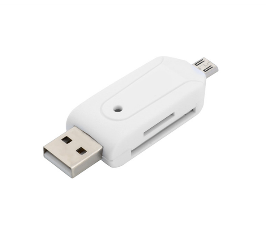 OTG117 USB A / Micro USB OTG Card Reader