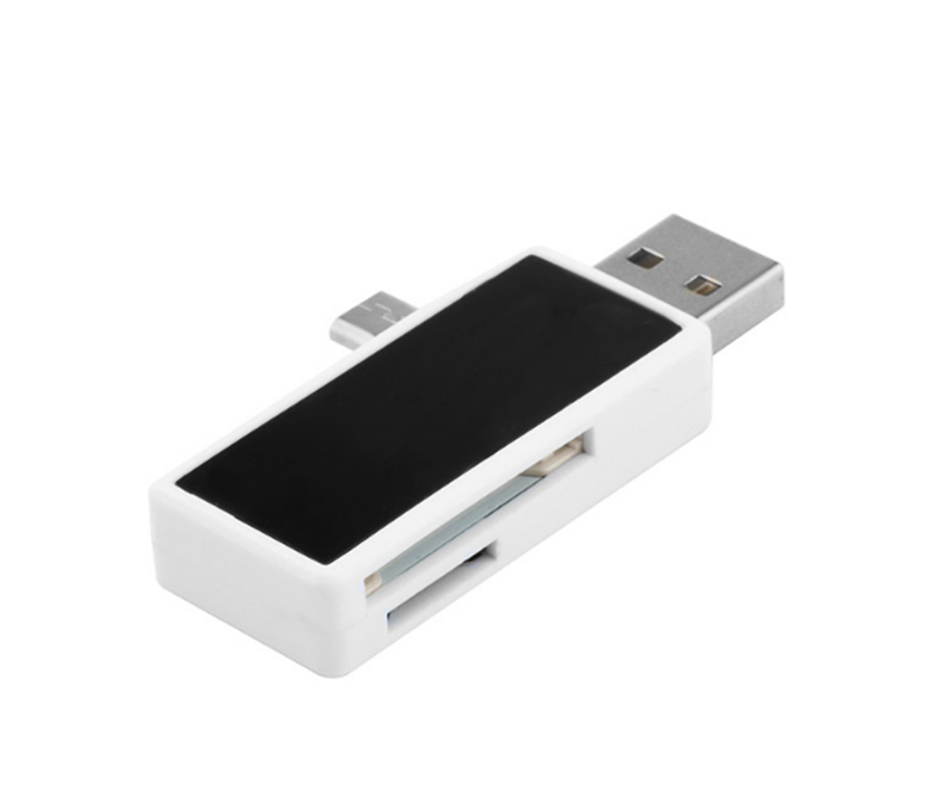 OTG115 USB A / Micro USB OTG Card Reader