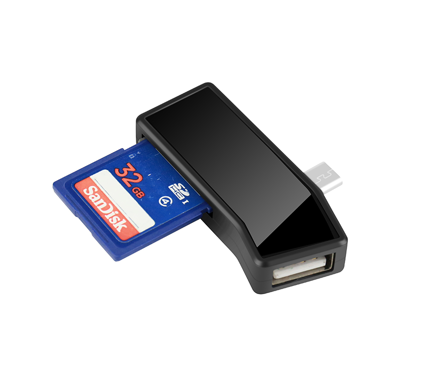 OTG773 OTG Card Reader with Hub